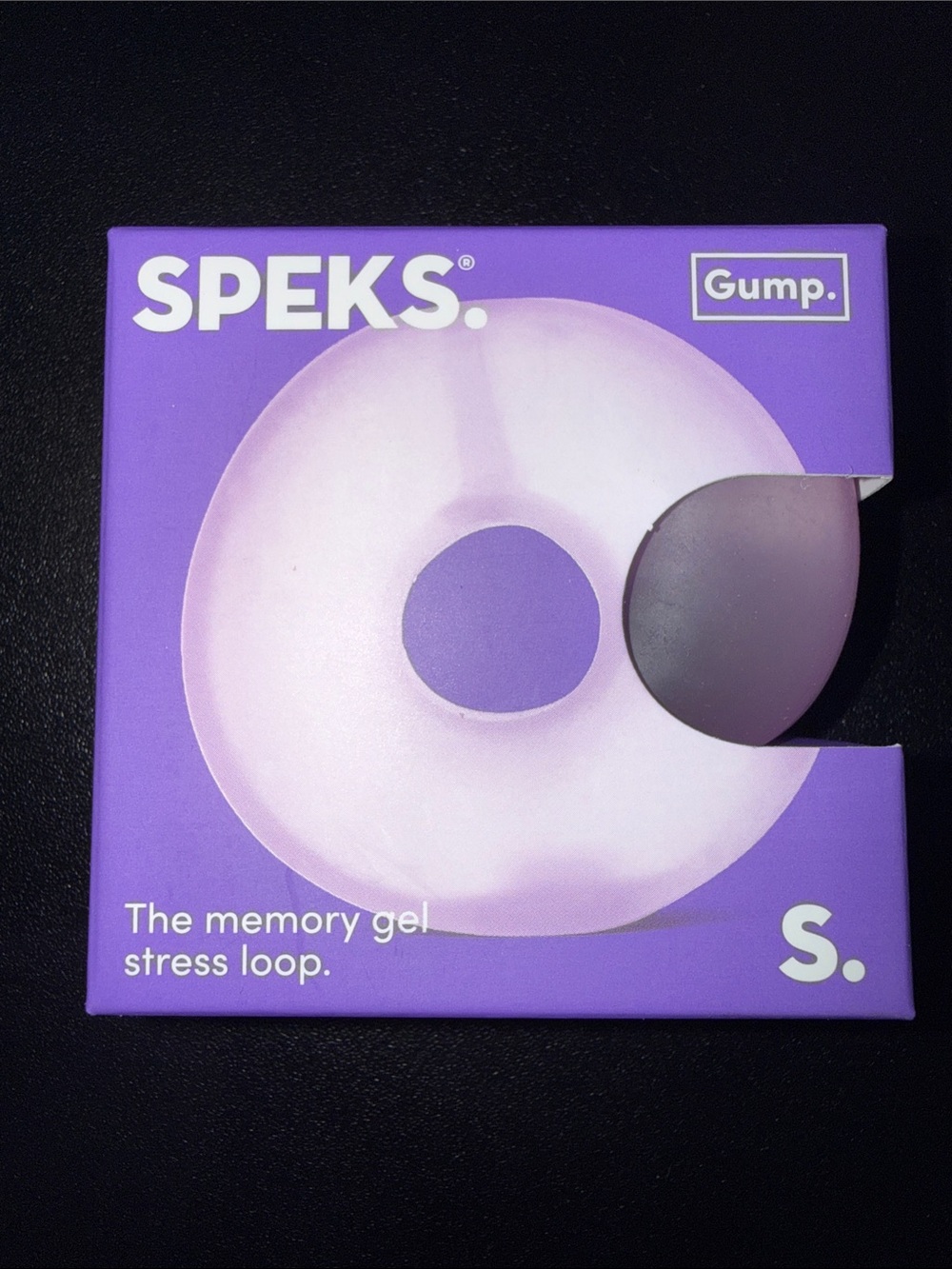 Speks Gump Loop Memory Gel Stress Reliever- Mist(Purple)